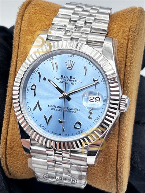 rolex platin arabic dial|Rolex datejust 41 arabic numerals.